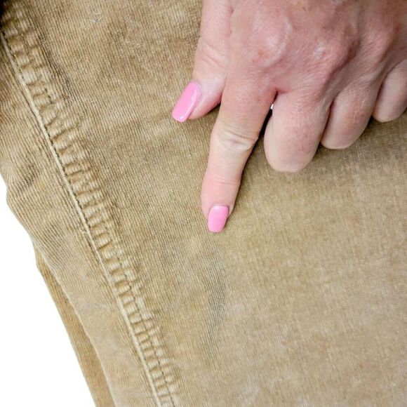 St. John's Bay Tan Corduroy Straight Leg Pants Jeans - Picture 12 of 14